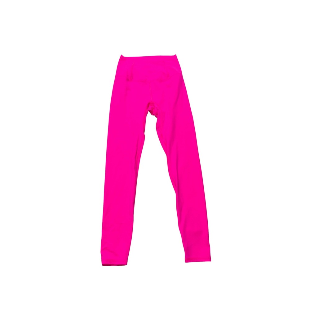 Free People FP Movement High Waisted Neon Pink Leggings XS Yoga Gym Activewear